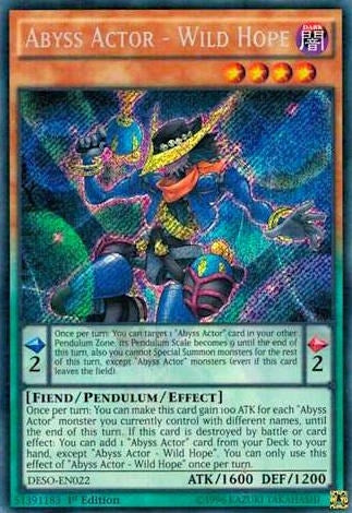 Image for Abyss Actor - Wild Hope (DESO-EN022) (DESO) - YuGiOh