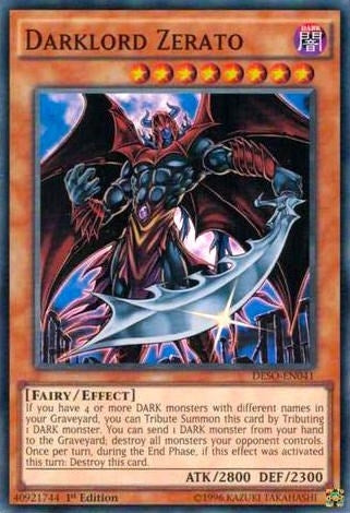 Image for Darklord Zerato (DESO-EN041) (DESO) - YuGiOh