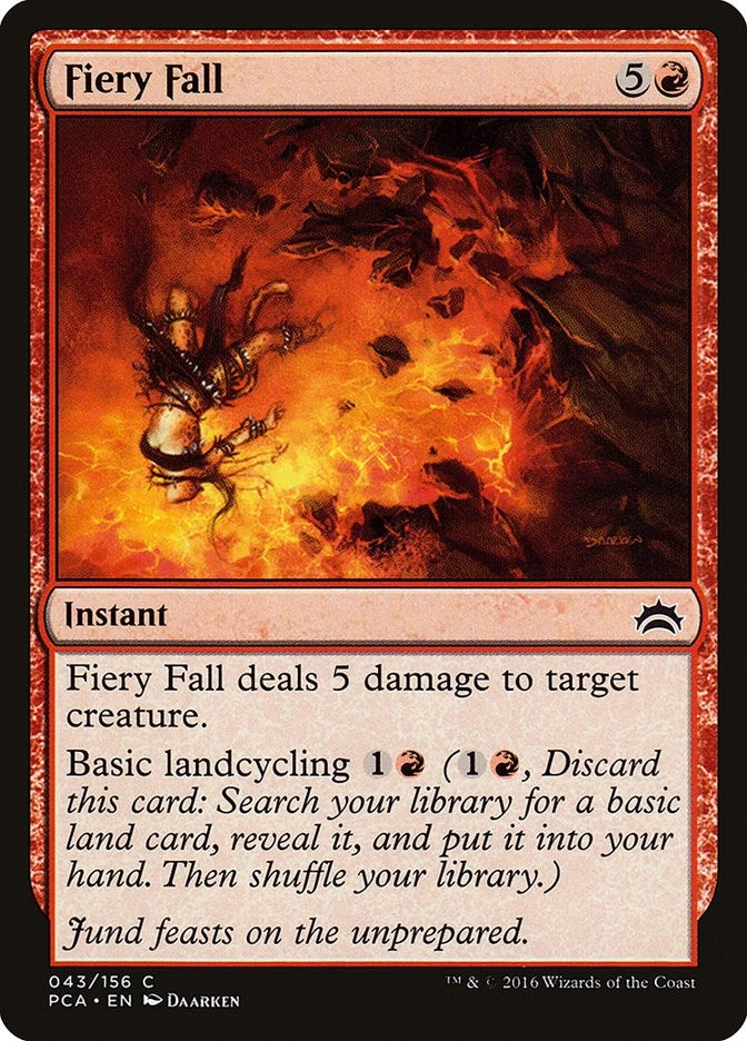 Image for Fiery Fall (43) (Planechase Anthology) - Magic: The Gathering