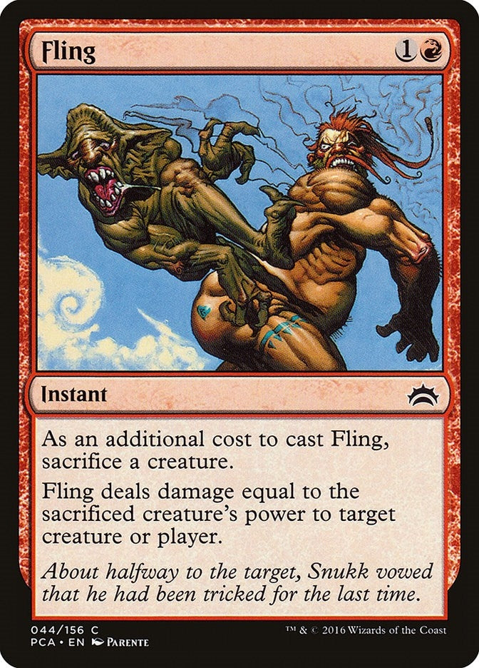 Image for Fling (44) (Planechase Anthology) - Magic: The Gathering