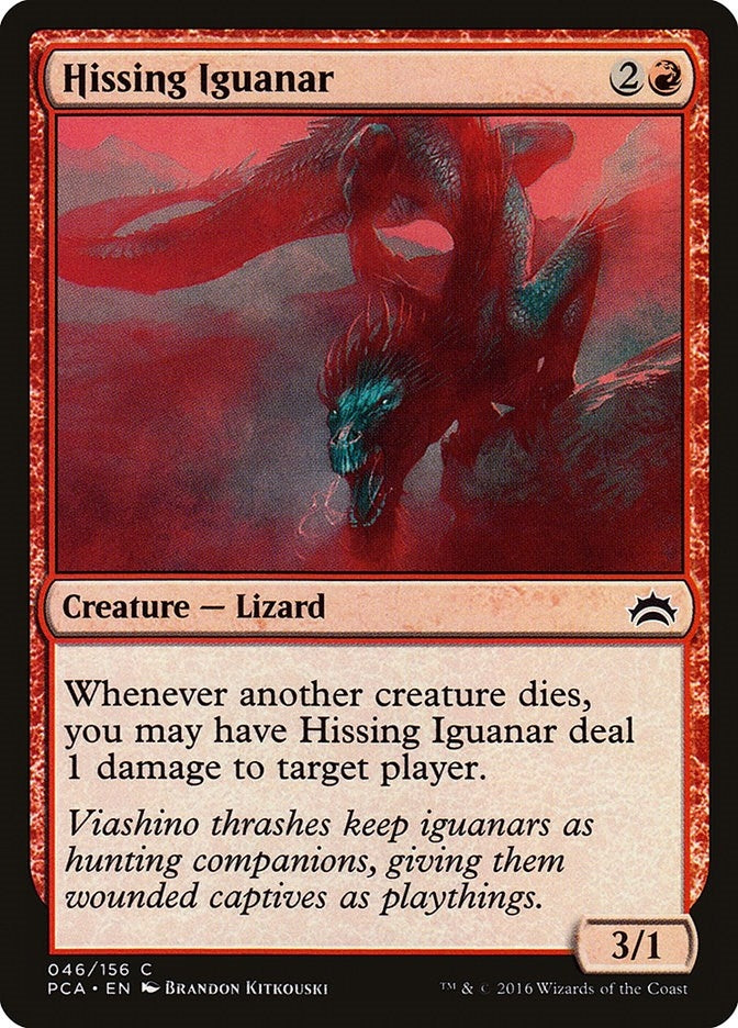Image for Hissing Iguanar (46) (Planechase Anthology) - Magic: The Gathering