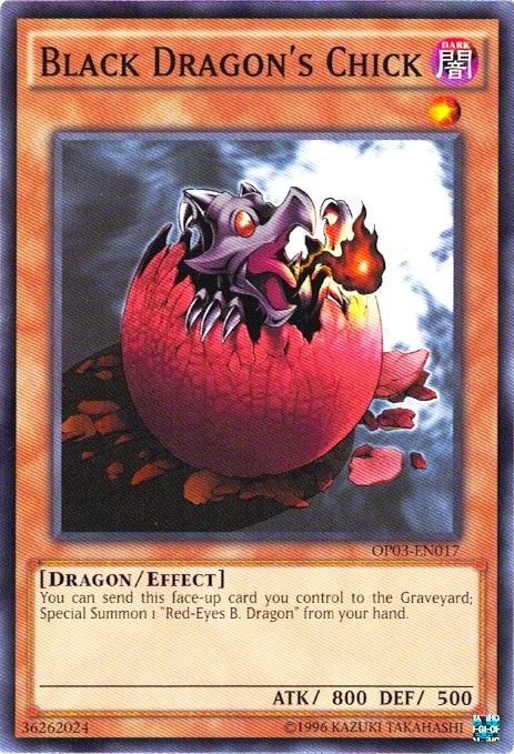 Image for Black Dragon's Chick (OP03-EN017) (OP03) - YuGiOh