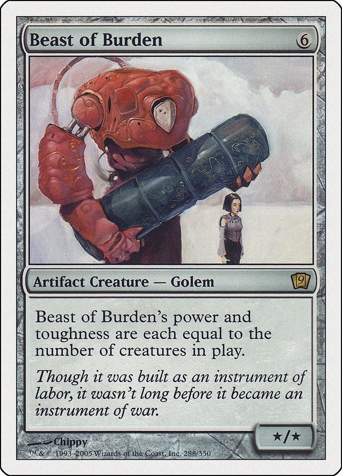 Image for Beast of Burden (288) (9th Edition) - Magic: The Gathering