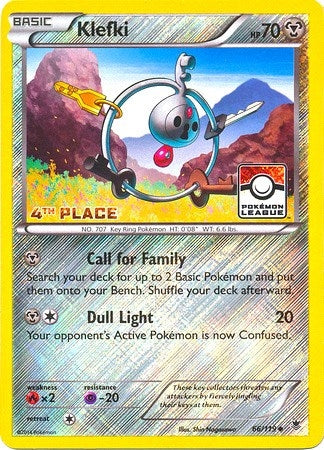 Image for Klefki - 66/119 (League Promo) [4th Place] (066/119) (PR) - Pokemon