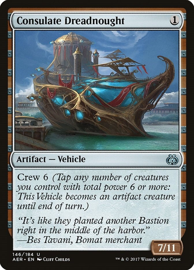 Image for Consulate Dreadnought (146) (Aether Revolt) - Magic: The Gathering