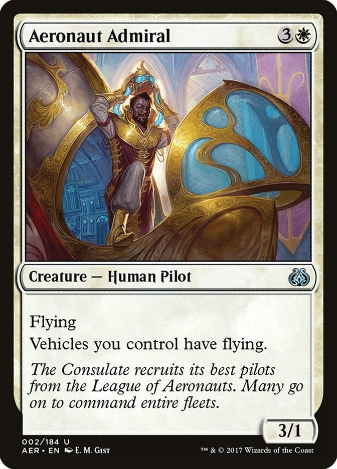 Image for Aeronaut Admiral (2) (Aether Revolt) - Magic: The Gathering