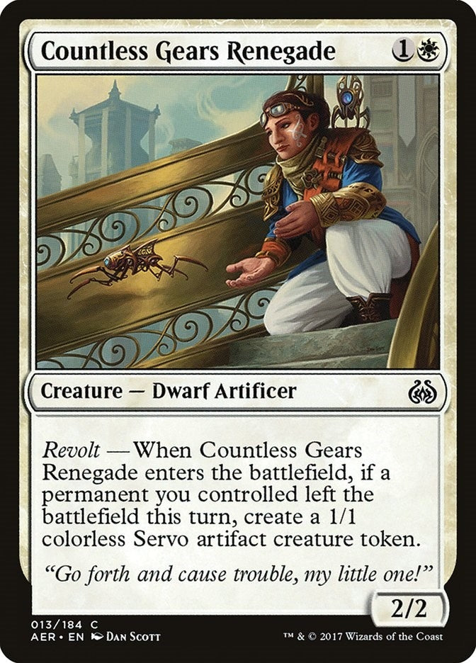 Image for Countless Gears Renegade (13) (Aether Revolt) - Magic: The Gathering