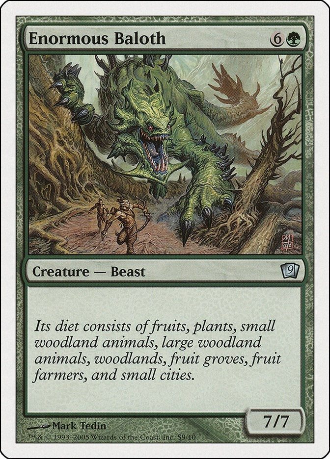 Image for Enormous Baloth (S9) (9th Edition) - Magic: The Gathering