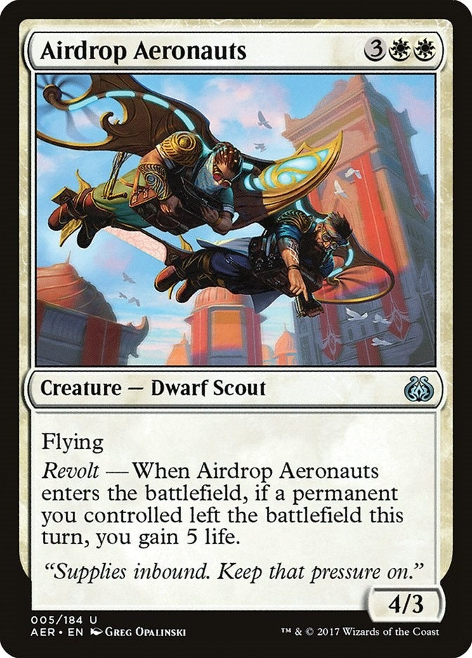 Image for Airdrop Aeronauts (5) (Aether Revolt) - Magic: The Gathering
