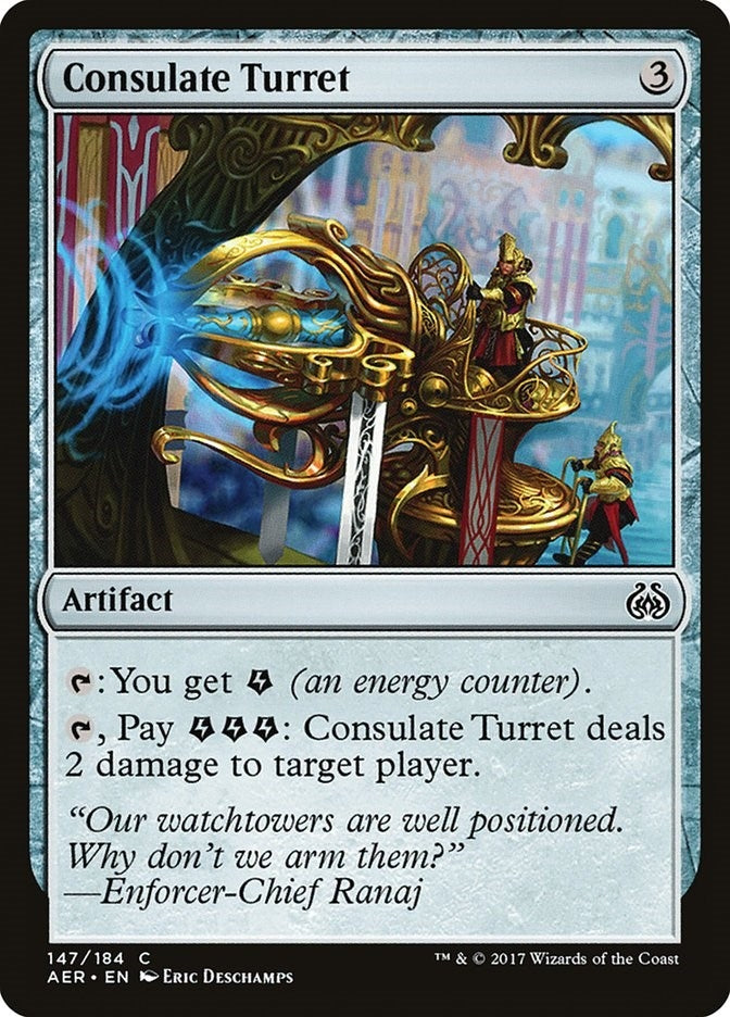 Image for Consulate Turret (147) (Aether Revolt) - Magic: The Gathering