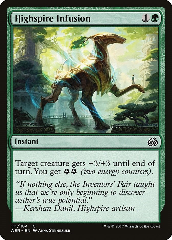 Image for Highspire Infusion (111) (Aether Revolt) - Magic: The Gathering