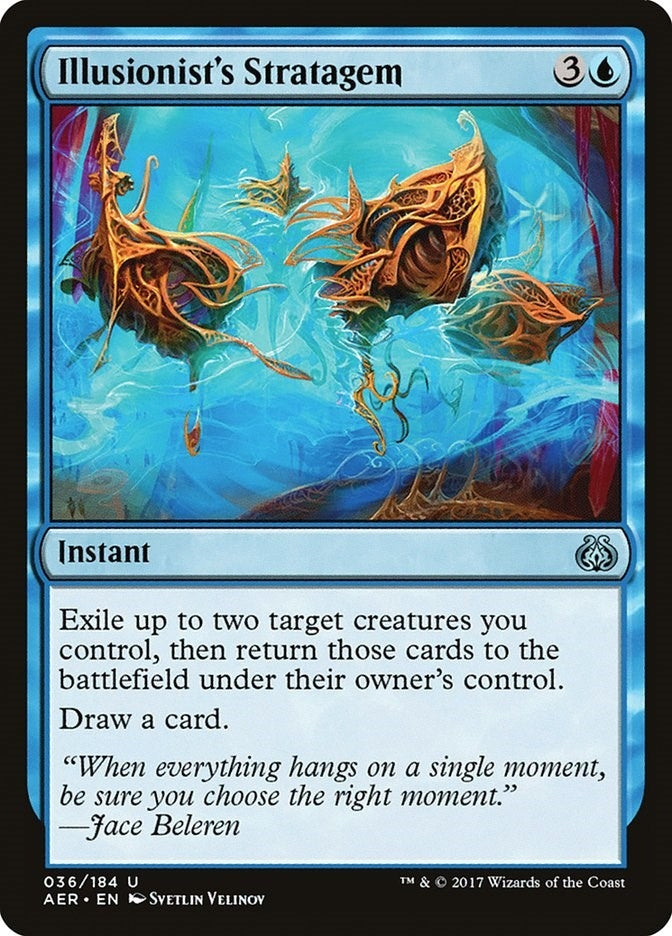 Image for Illusionist's Stratagem (36) (Aether Revolt) - Magic: The Gathering