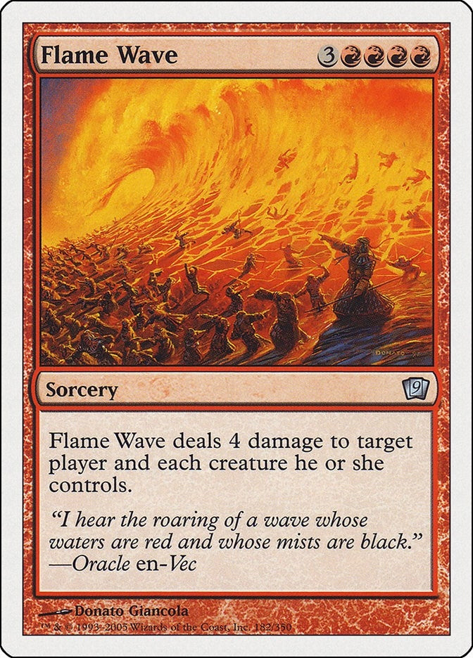 Image for Flame Wave (182) (9th Edition) - Magic: The Gathering