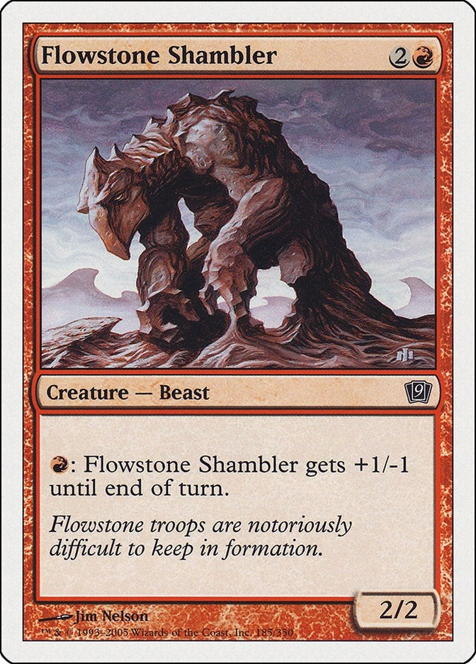 Image for Flowstone Shambler (185) (9th Edition) - Magic: The Gathering