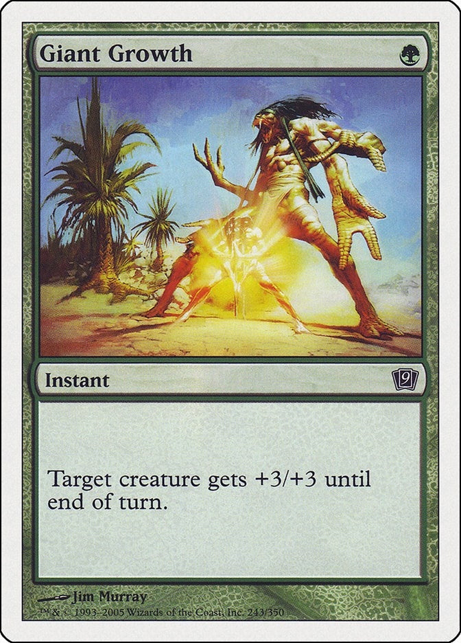 Image for Giant Growth (243) (9th Edition) - Magic: The Gathering