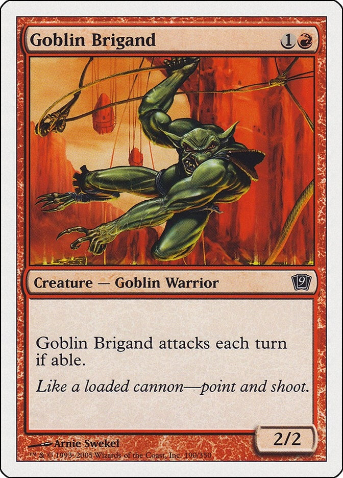 Image for Goblin Brigand (190) (9th Edition) - Magic: The Gathering
