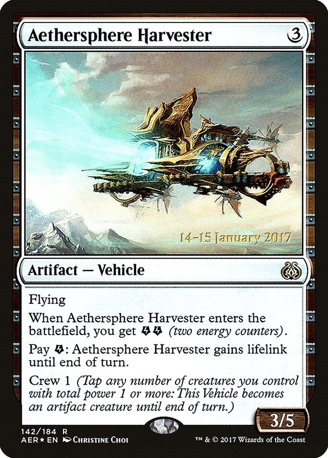 Image for Aethersphere Harvester (142) (Prerelease Cards) - Magic: The Gathering