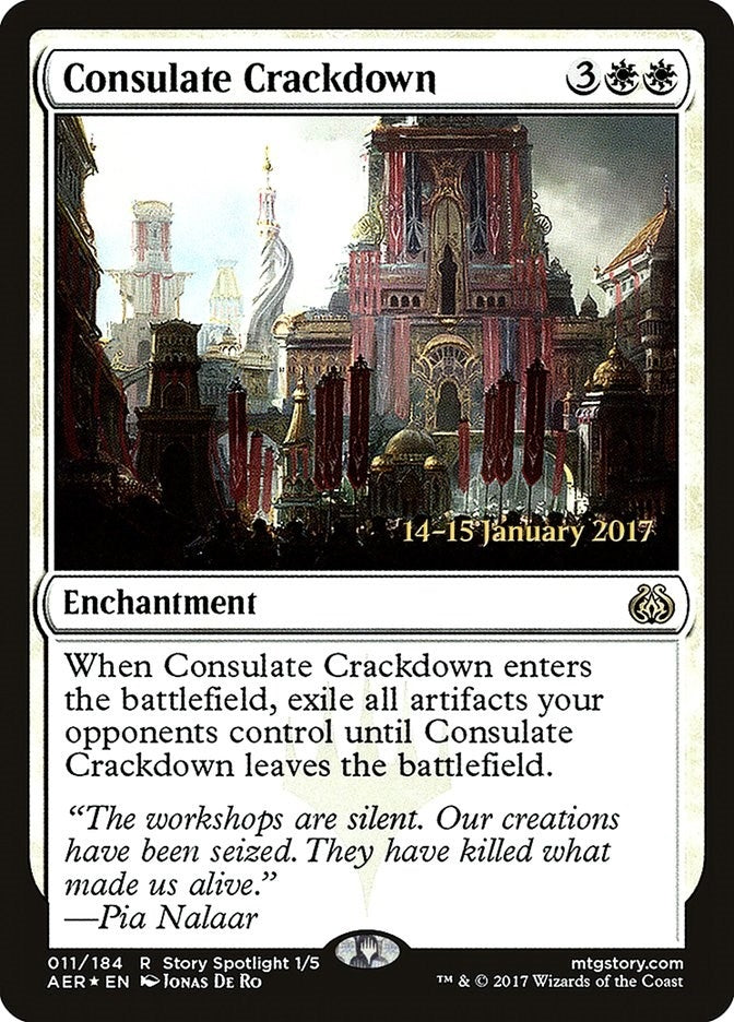 Image for Consulate Crackdown (11) (Prerelease Cards) - Magic: The Gathering