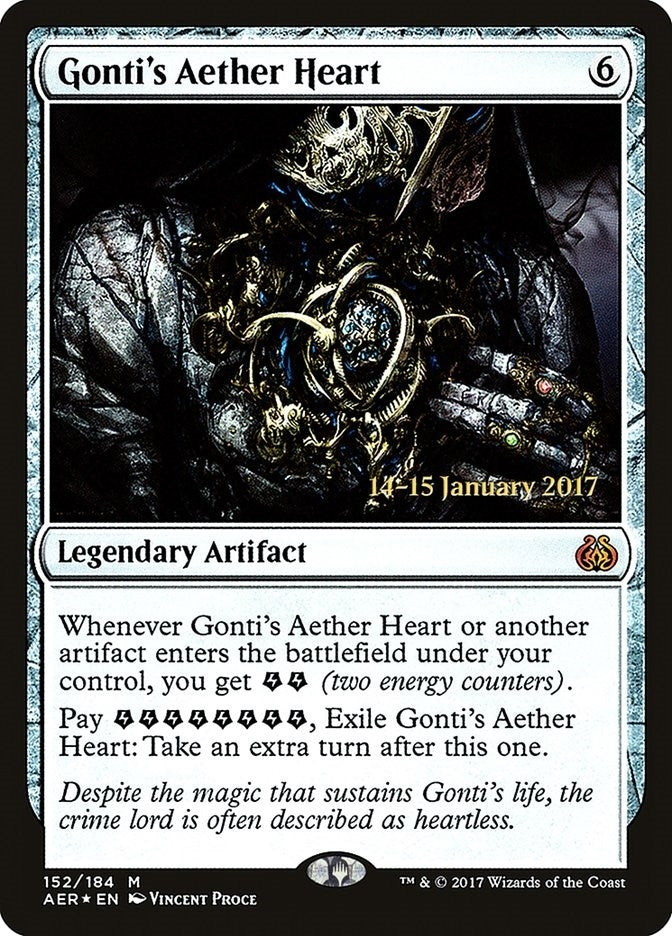 Image for Gonti's Aether Heart (152) (Prerelease Cards) - Magic: The Gathering