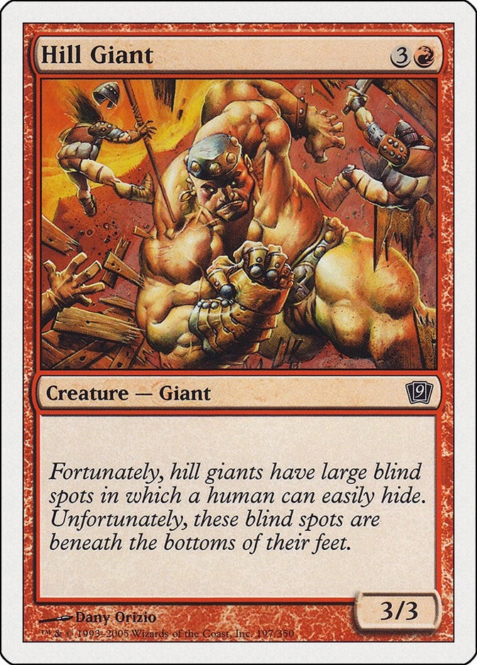 Image for Hill Giant (197) (9th Edition) - Magic: The Gathering