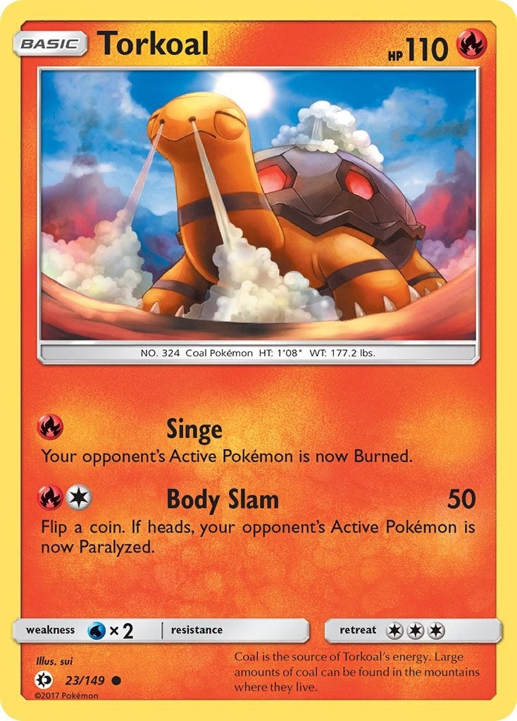 Image for Torkoal (23/149) (SM01) - Pokemon