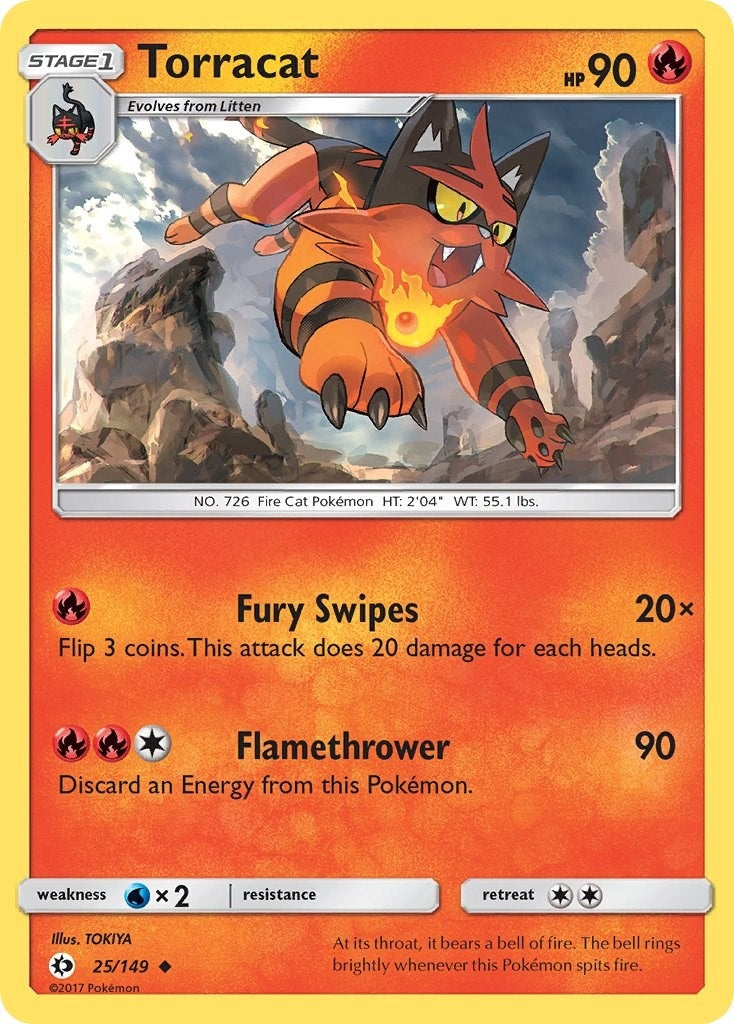 Image for Torracat (25/149) (SM01) - Pokemon