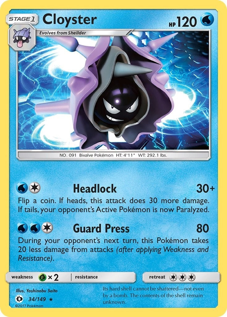 Image for Cloyster (34/149) (SM01) - Pokemon