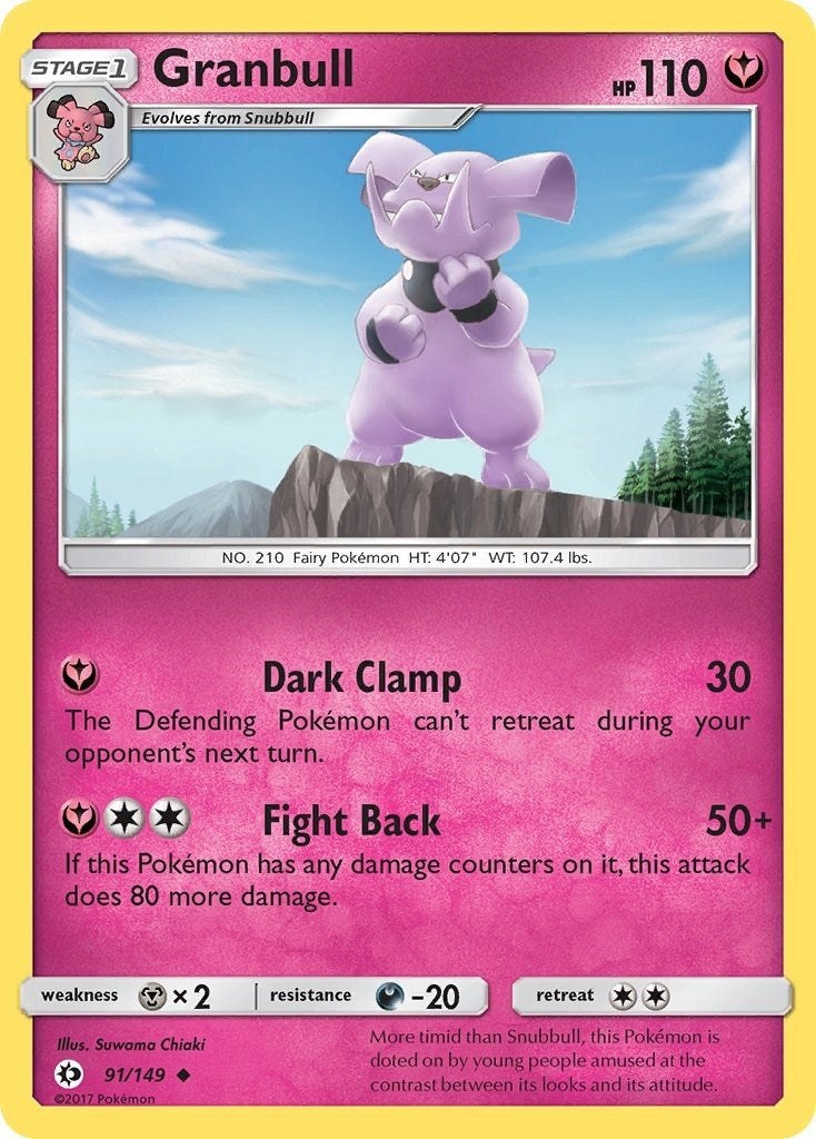 Image for Granbull (91/149) (SM01) - Pokemon