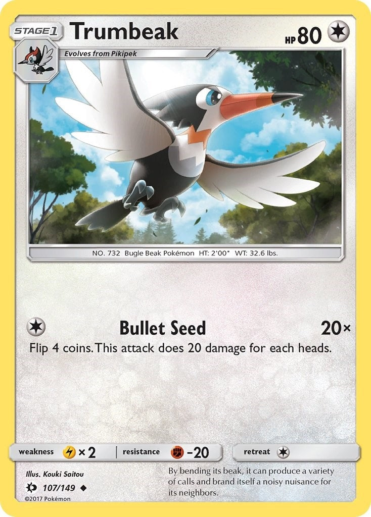 Image for Trumbeak (107/149) (SM01) - Pokemon
