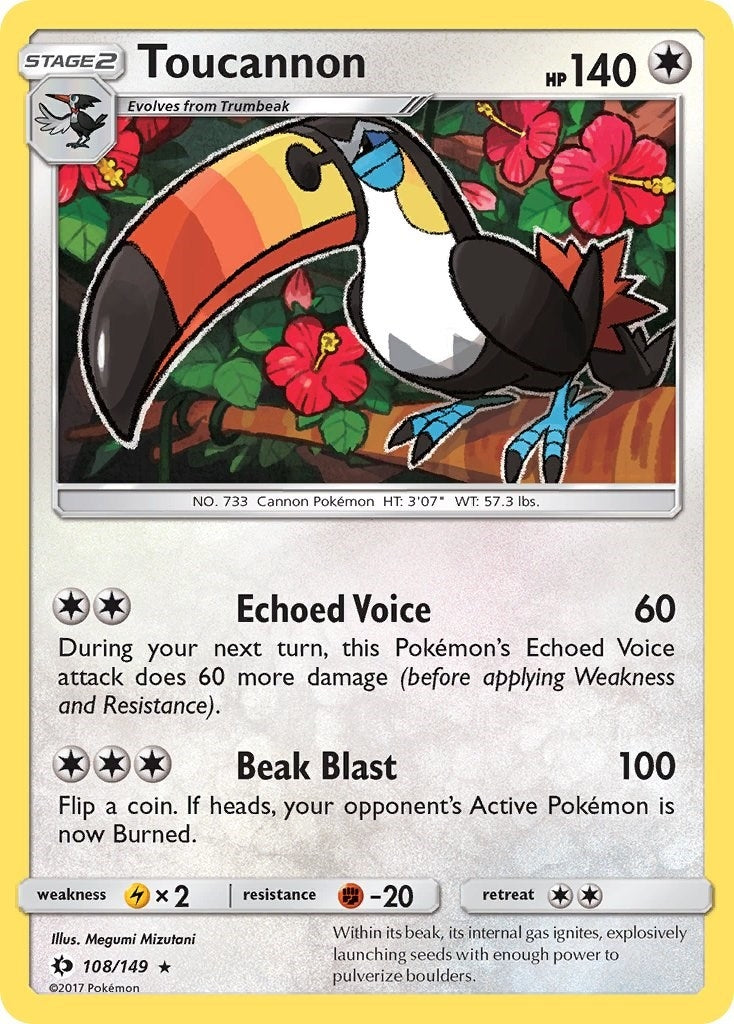 Image for Toucannon (108/149) (SM01) - Pokemon