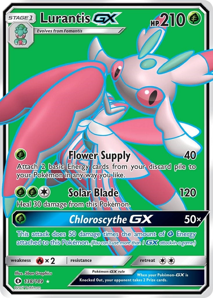Image for Lurantis GX (Full Art) (138/149) (SM01) - Pokemon