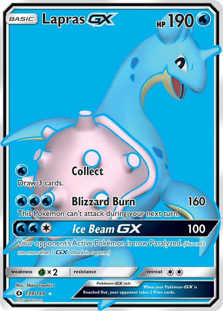 Image for Lapras GX (Full Art) (139/149) (SM01) - Pokemon