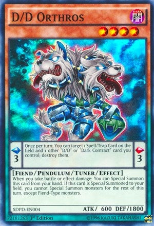 Image for D/D Orthros (SDPD-EN004) (SDPD) - YuGiOh