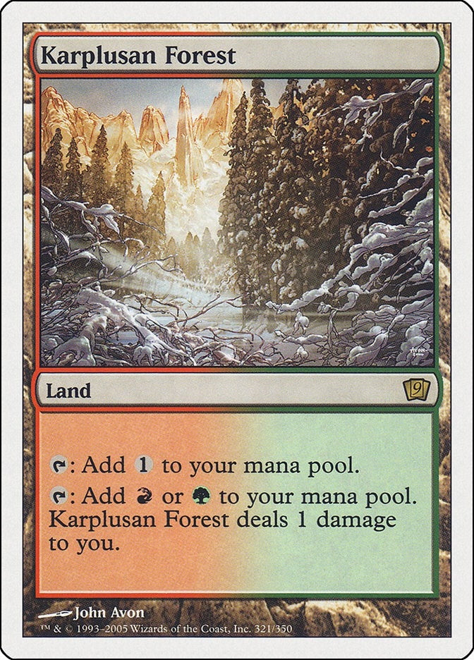 Image for Karplusan Forest (321) (9th Edition) - Magic: The Gathering