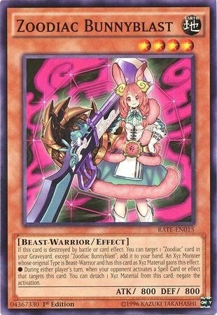 Image for Zoodiac Bunnyblast (RATE-EN015) (RATE) - YuGiOh