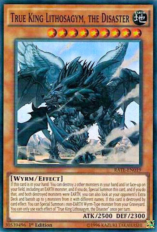 Image for True King Lithosagym, the Disaster (RATE-EN019) (RATE) - YuGiOh