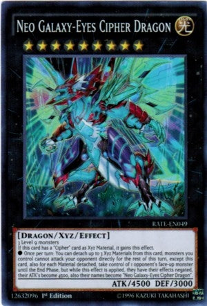 Image for Neo Galaxy-Eyes Cipher Dragon (RATE-EN049) (RATE) - YuGiOh