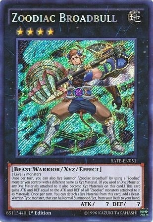 Image for Zoodiac Broadbull (RATE-EN051) (RATE) - YuGiOh