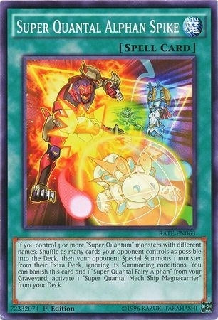 Image for Super Quantal Alphan Spike (RATE-EN063) (RATE) - YuGiOh