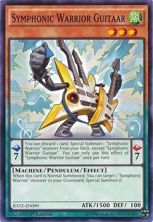 Image for Symphonic Warrior Guitaar (RATE-EN090) (RATE) - YuGiOh