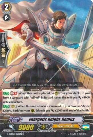 Image for Energetic Knight, Romus (G-CHB01/025EN) (G-CHB01: TRY3 NEXT) - Cardfight Vanguard