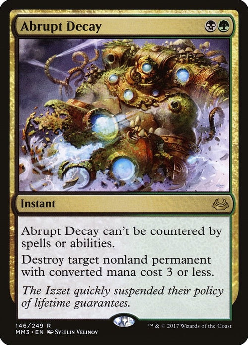 Image for Abrupt Decay (146) (Modern Masters 2017) - Magic: The Gathering