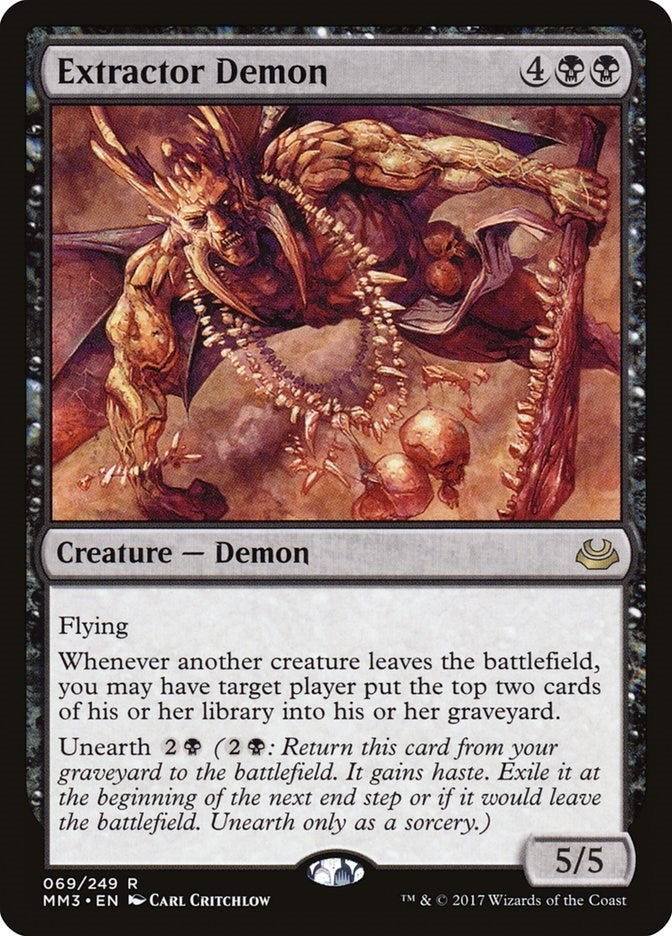 Image for Extractor Demon (69) (Modern Masters 2017) - Magic: The Gathering