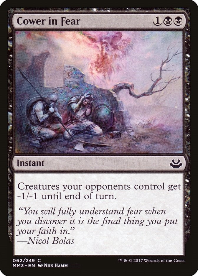 Image for Cower in Fear (62) (Modern Masters 2017) - Magic: The Gathering