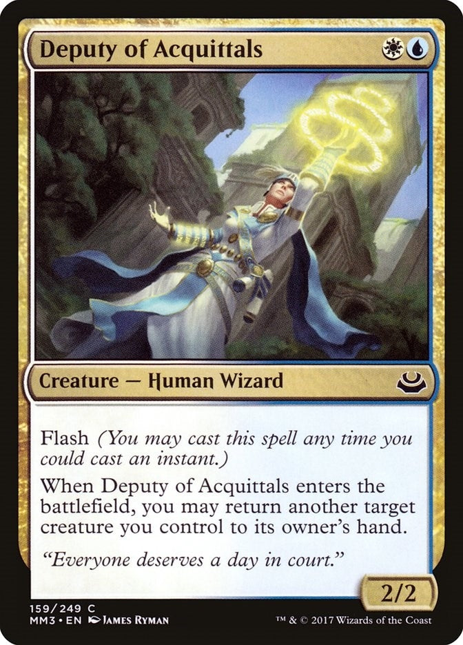 Image for Deputy of Acquittals (159) (Modern Masters 2017) - Magic: The Gathering
