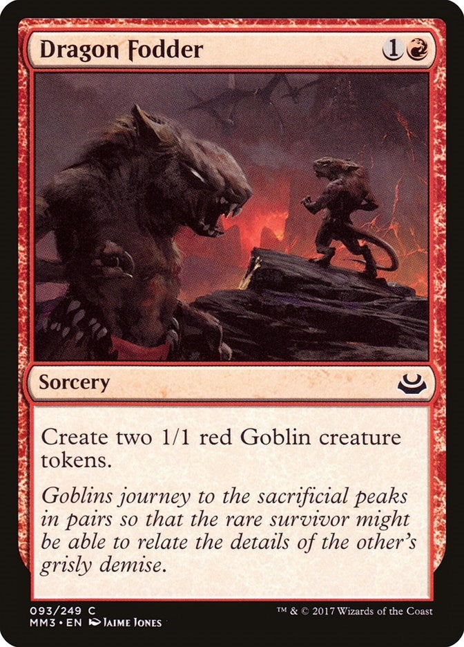 Image for Dragon Fodder (93) (Modern Masters 2017) - Magic: The Gathering