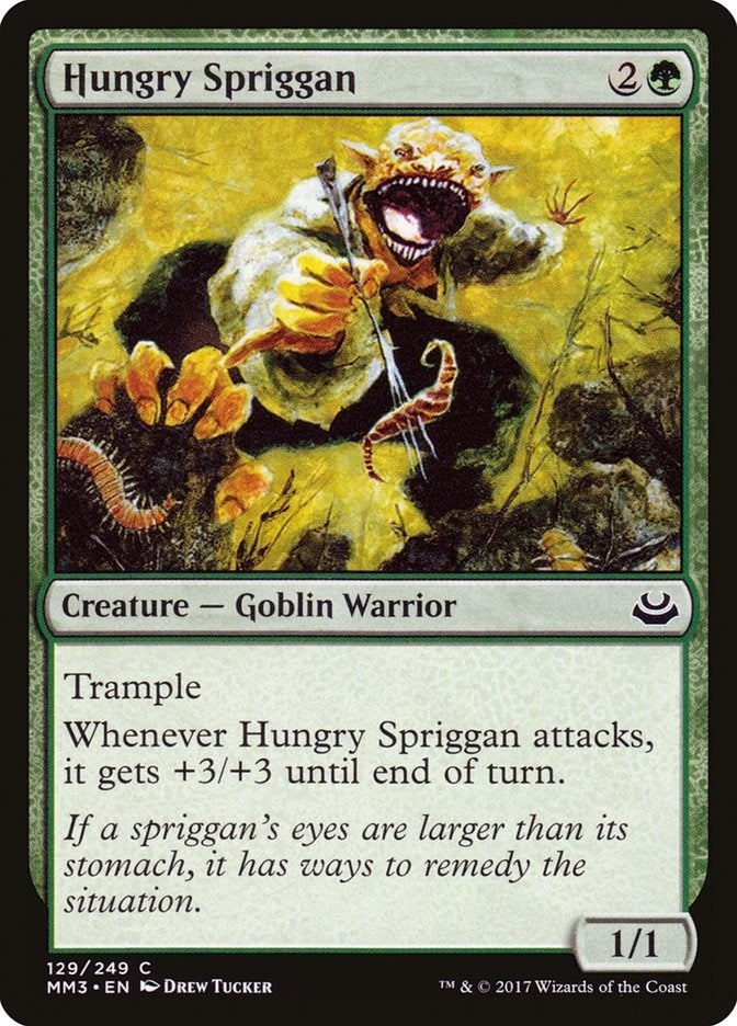 Image for Hungry Spriggan (129) (Modern Masters 2017) - Magic: The Gathering