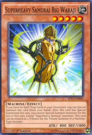 Image for Superheavy Samurai Big Waraji (Starfoil) (SP17-EN009) (SP17) - YuGiOh