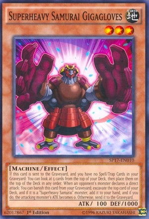 Image for Superheavy Samurai Gigagloves (Starfoil) (SP17-EN010) (SP17) - YuGiOh