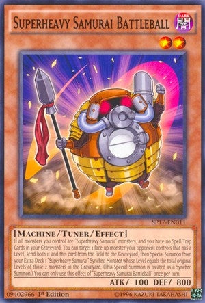 Image for Superheavy Samurai Battleball (SP17-EN011) (SP17) - YuGiOh